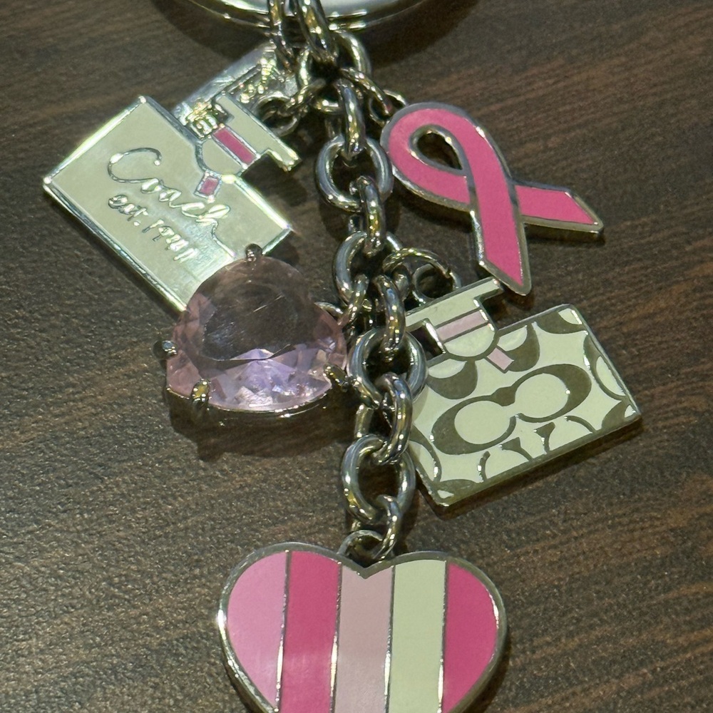 Coach Breast Cancer Awareness Charm - Picture 2 of 6
